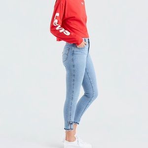 Levi’s High Rise Skinny Jeans w/ Ankle Bows